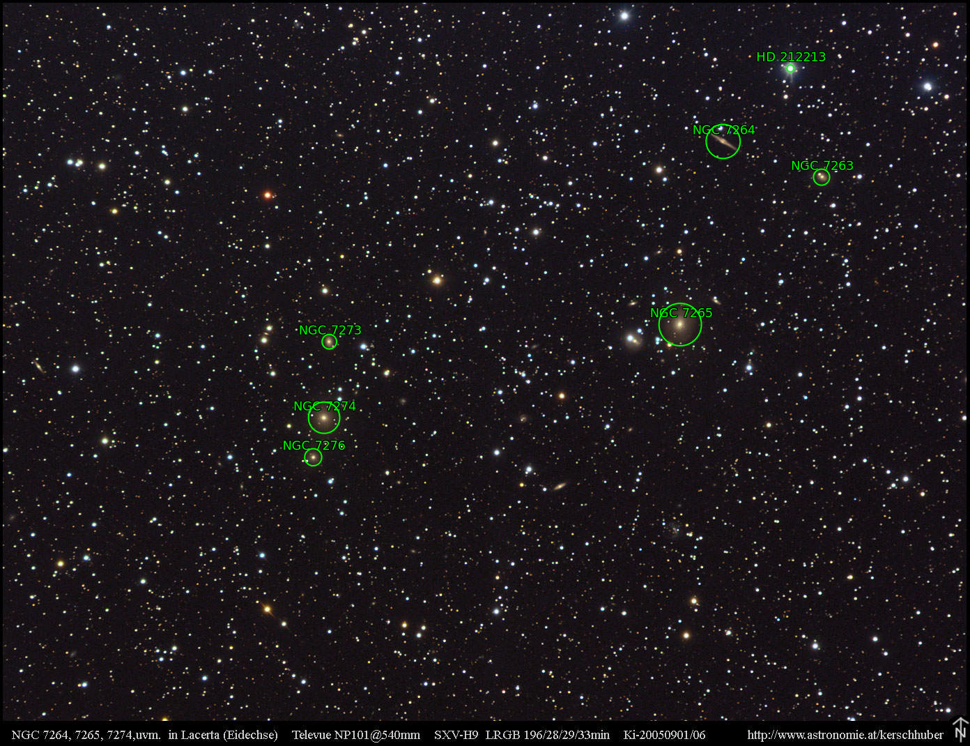 Sternkarten-Overlay (Astrometry.net)