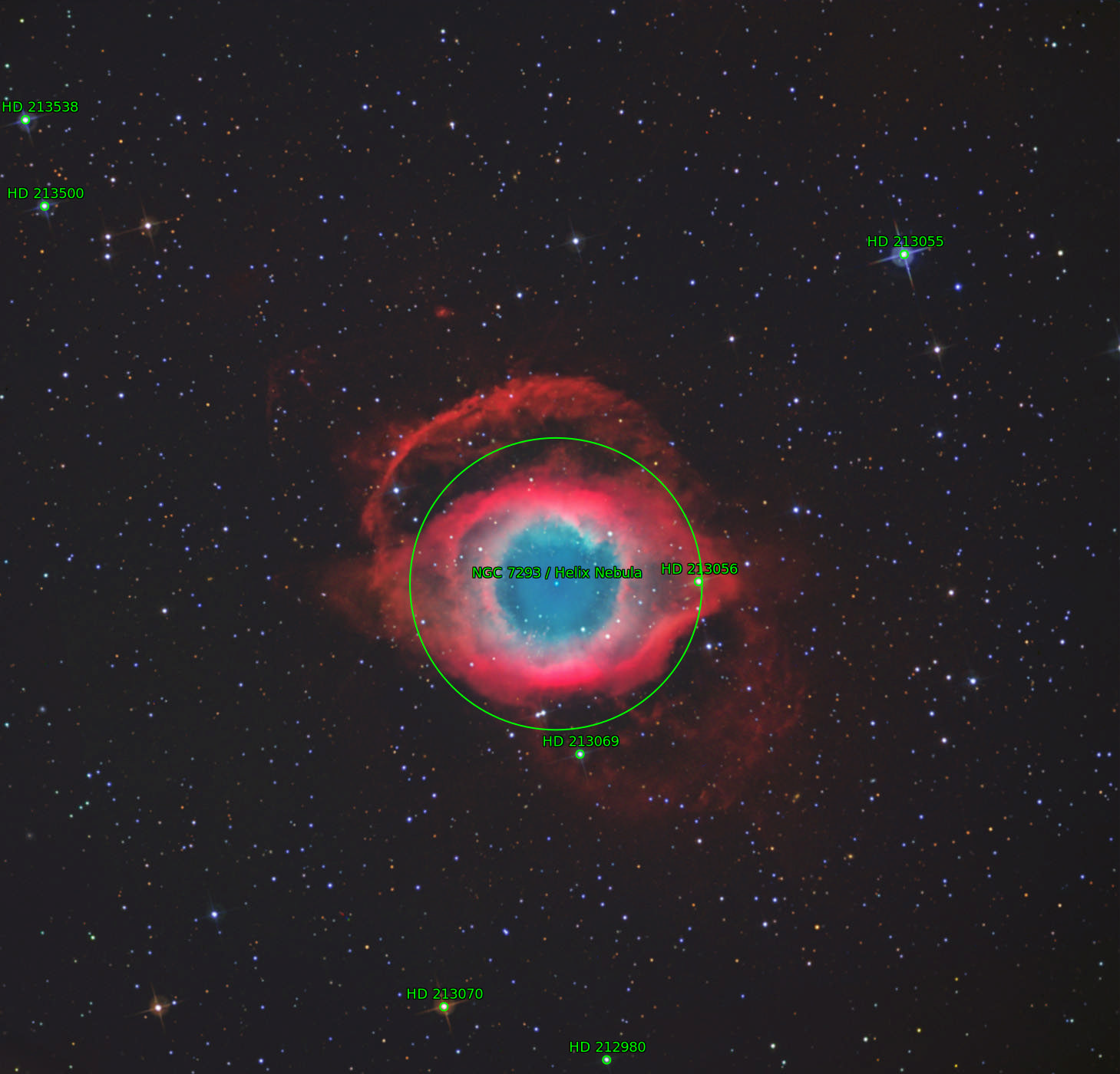 Sternkarten-Overlay (Astrometry.net)