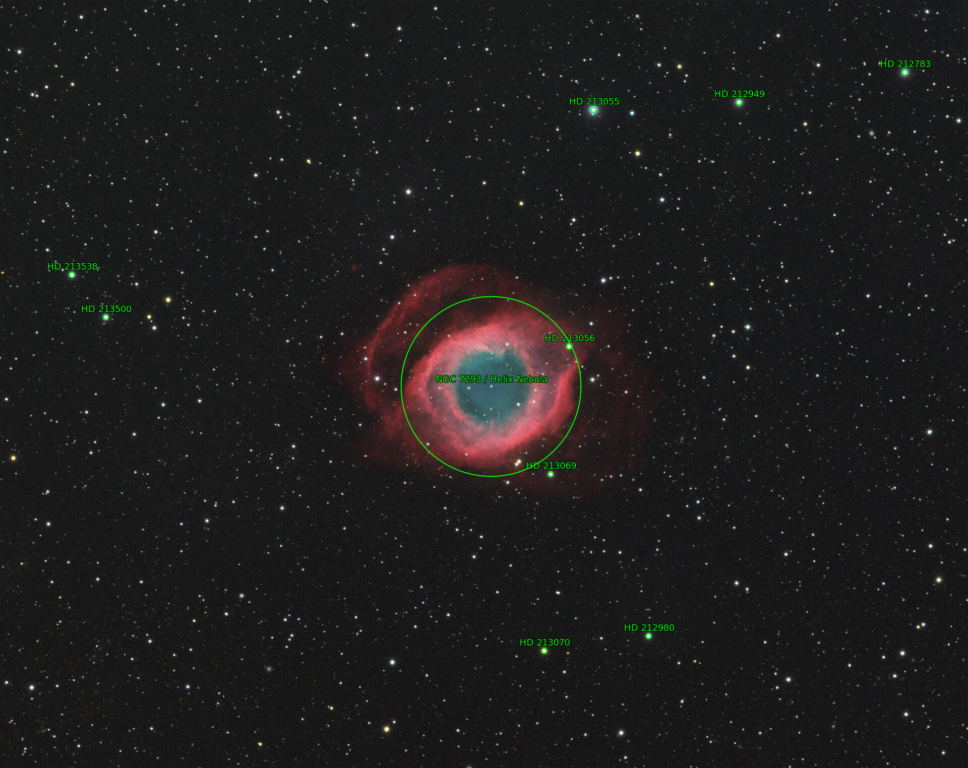 Sternkarten-Overlay (Astrometry.net)