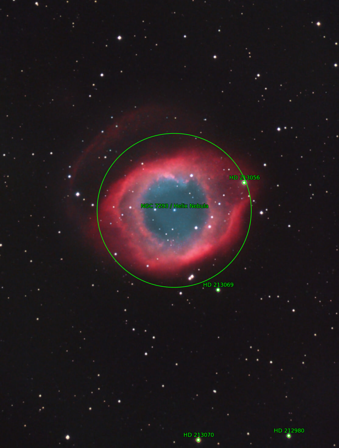 Sternkarten-Overlay (Astrometry.net)