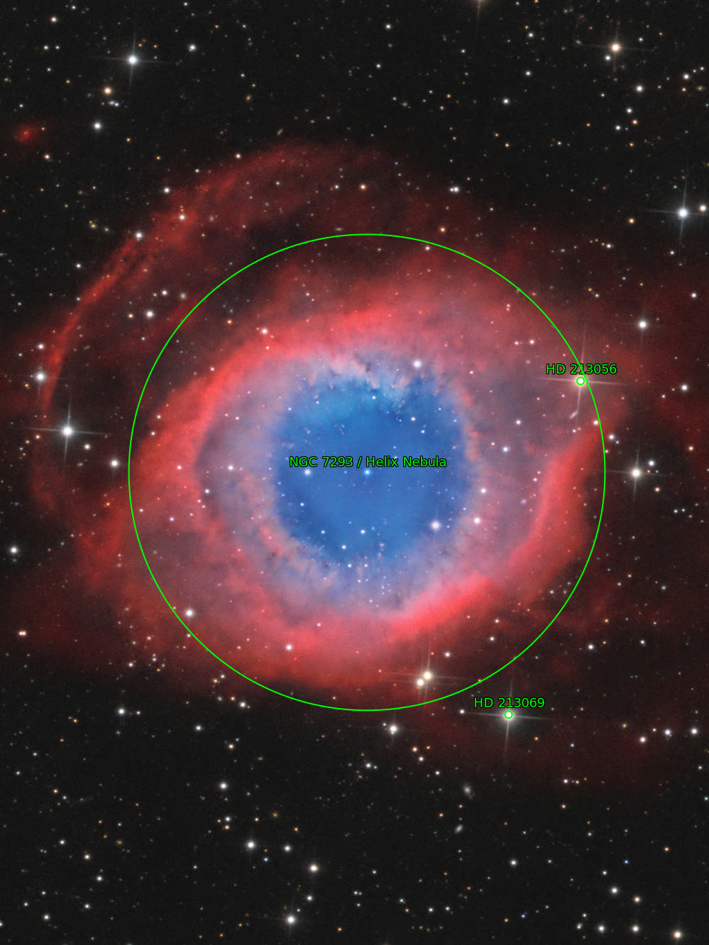 Sternkarten-Overlay (Astrometry.net)