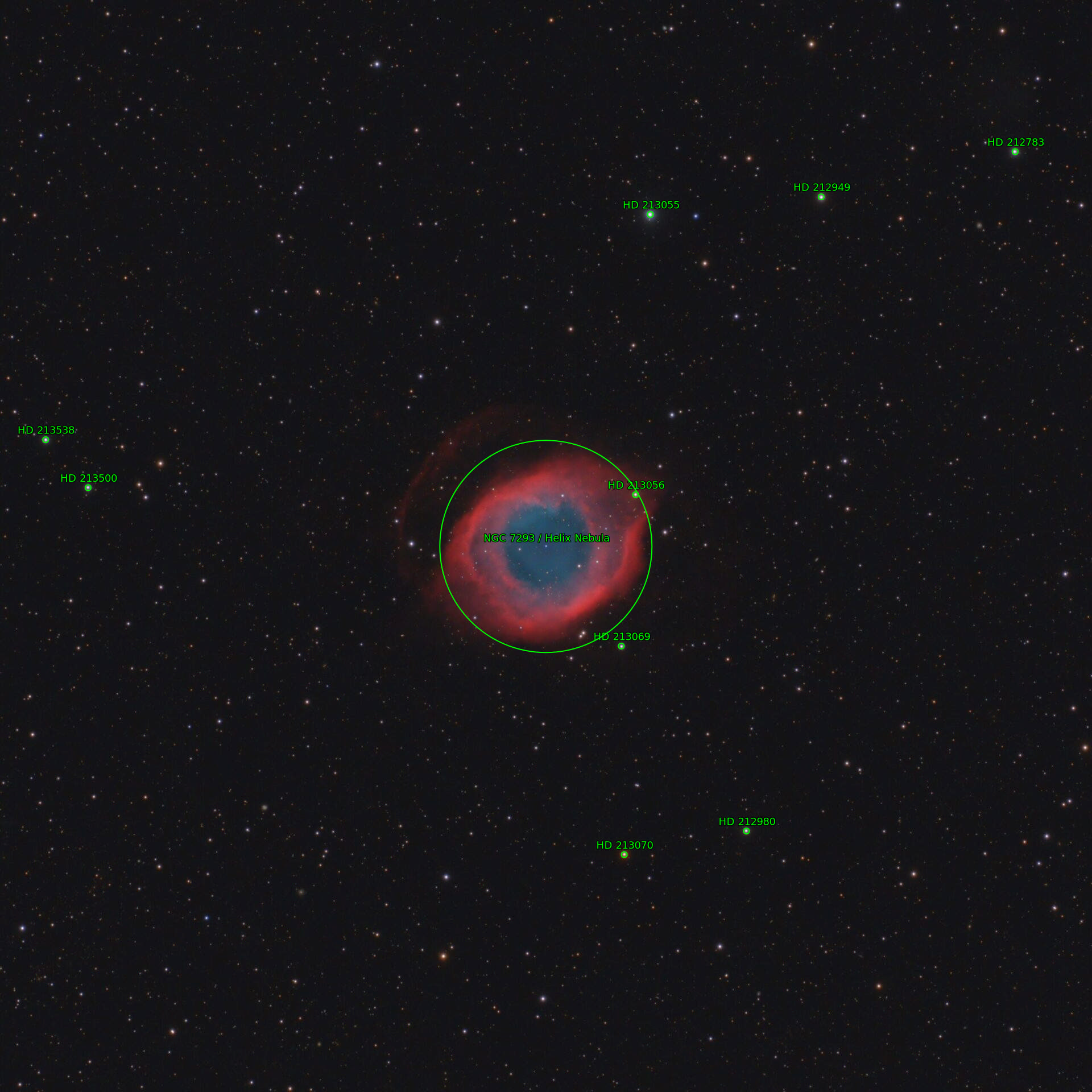Sternkarten-Overlay (Astrometry.net)