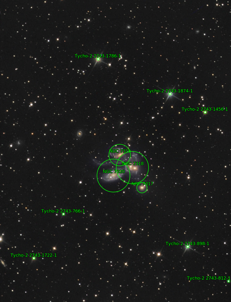 Sternkarten-Overlay (Astrometry.net)