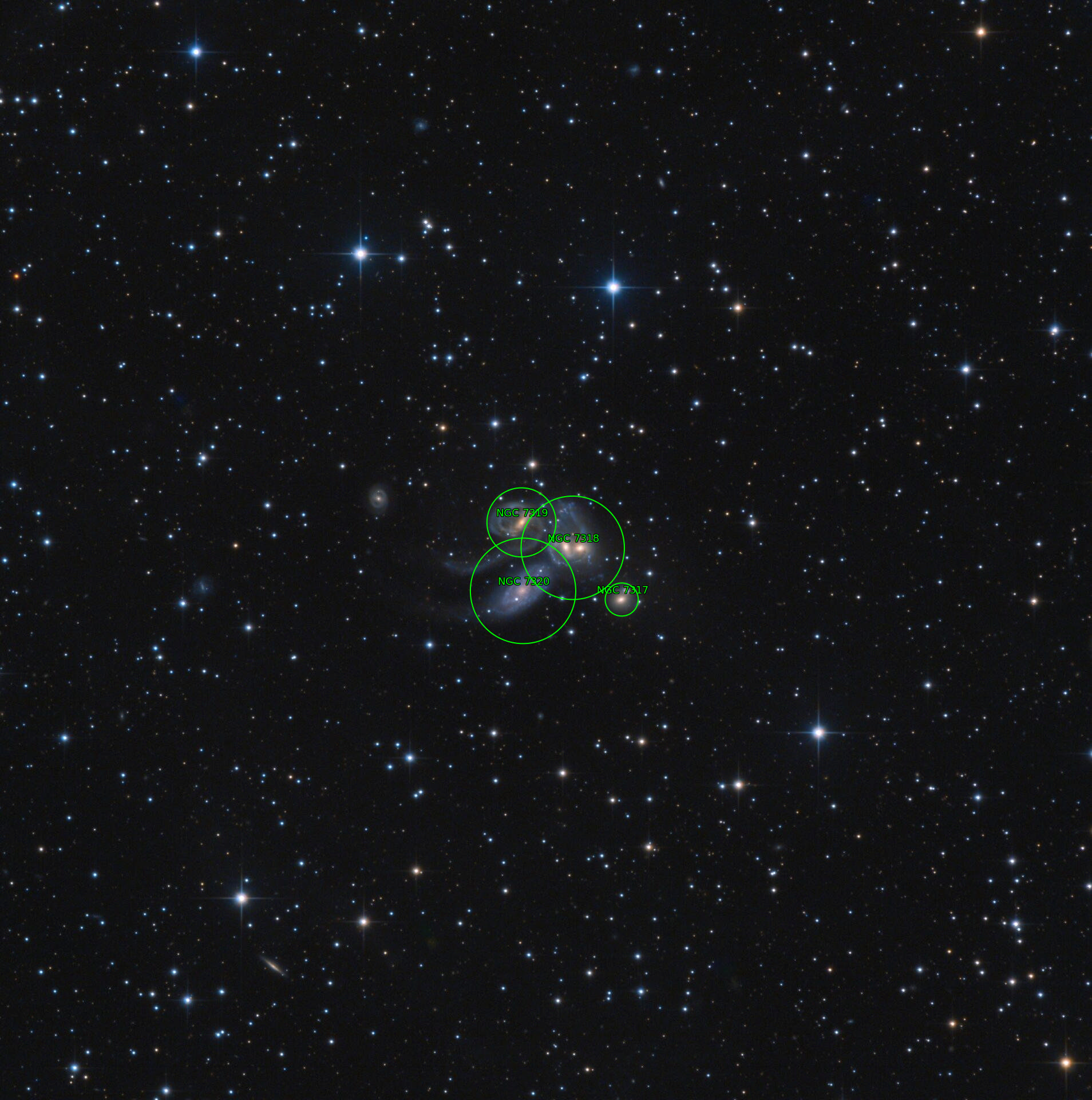 Sternkarten-Overlay (Astrometry.net)