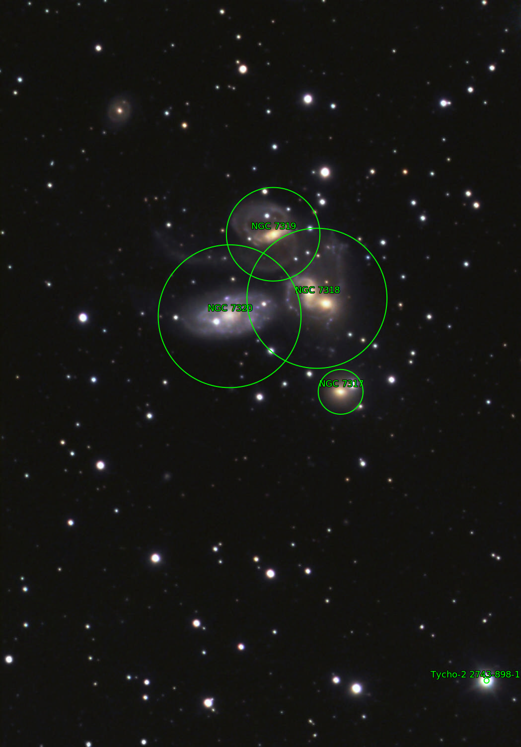 Sternkarten-Overlay (Astrometry.net)