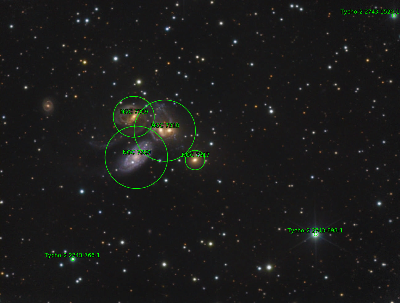 Sternkarten-Overlay (Astrometry.net)