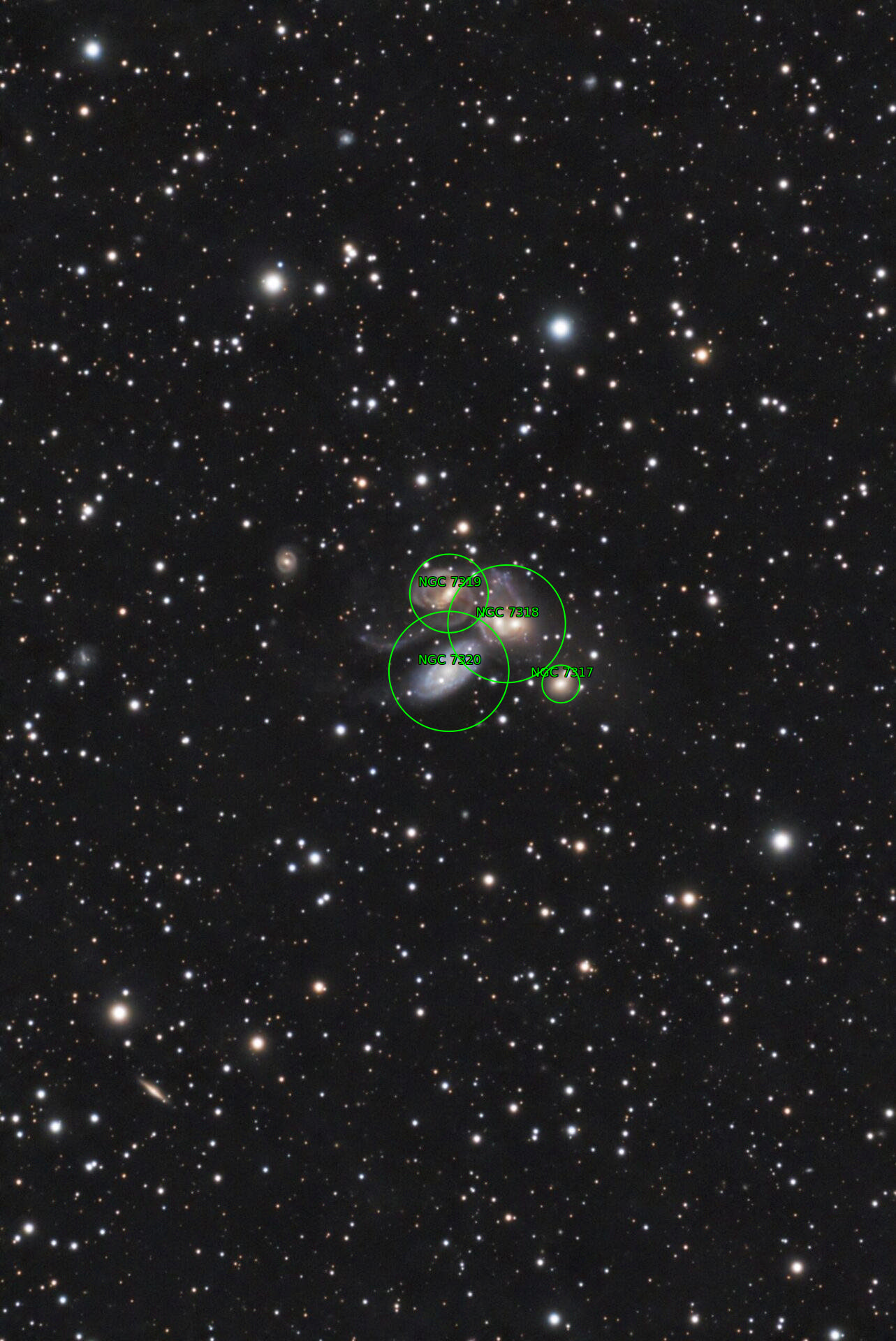 Sternkarten-Overlay (Astrometry.net)