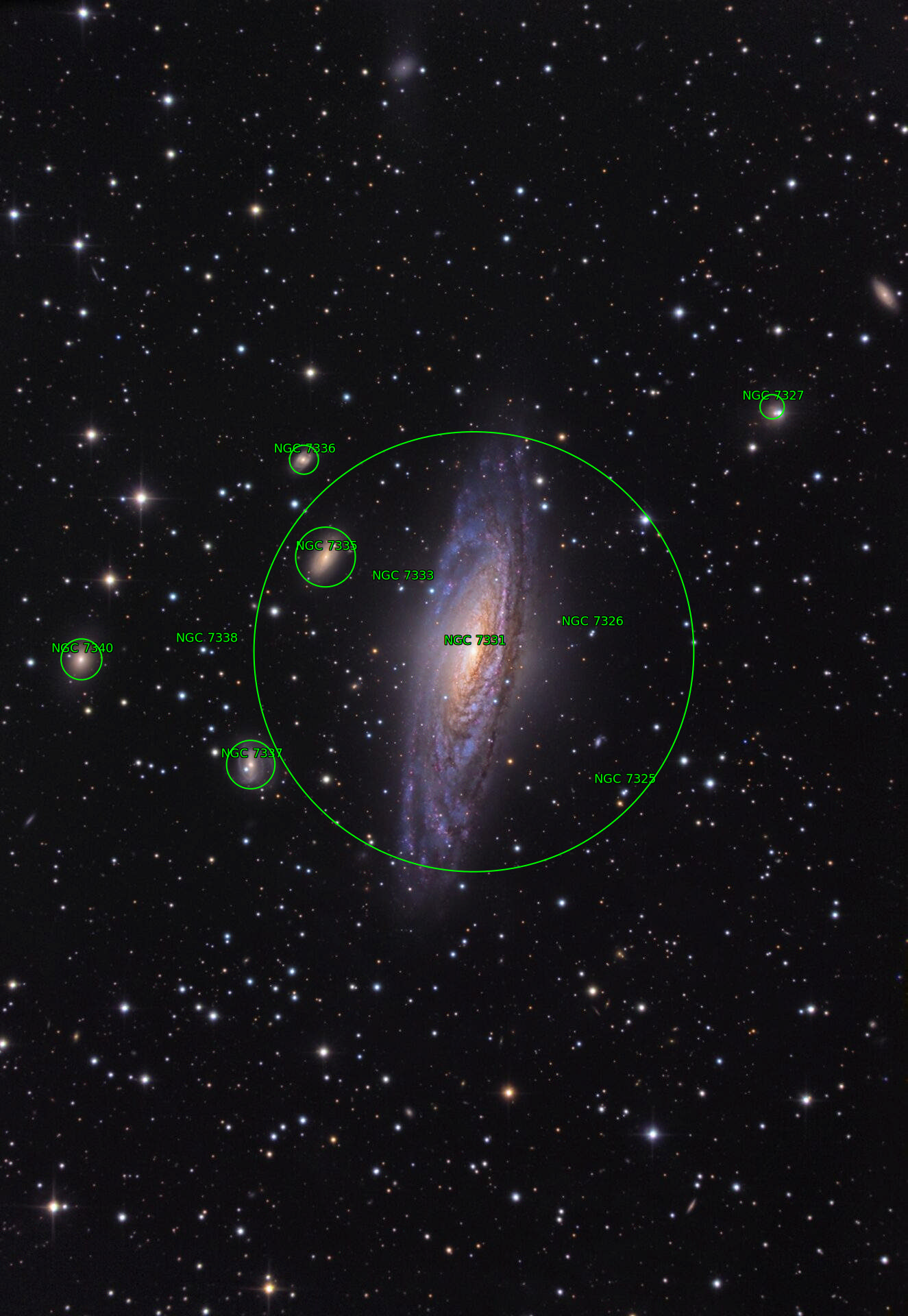 Sternkarten-Overlay (Astrometry.net)