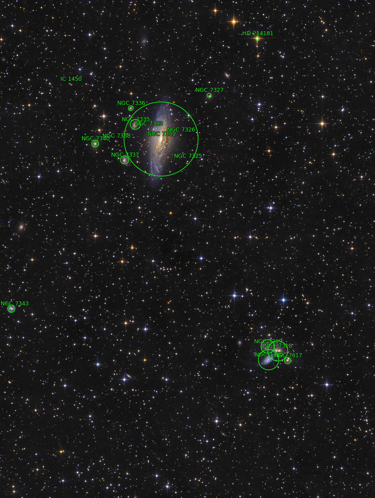 Sternkarten-Overlay (Astrometry.net)
