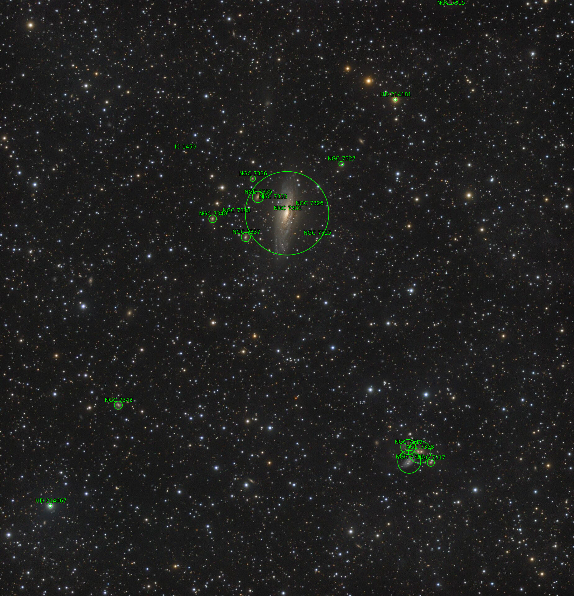 Sternkarten-Overlay (Astrometry.net)