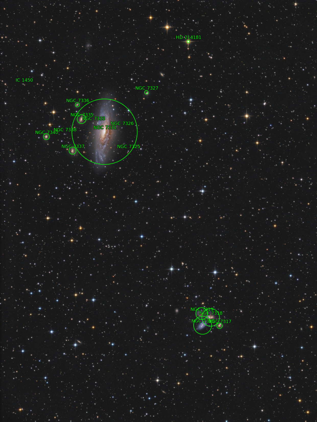 Sternkarten-Overlay (Astrometry.net)