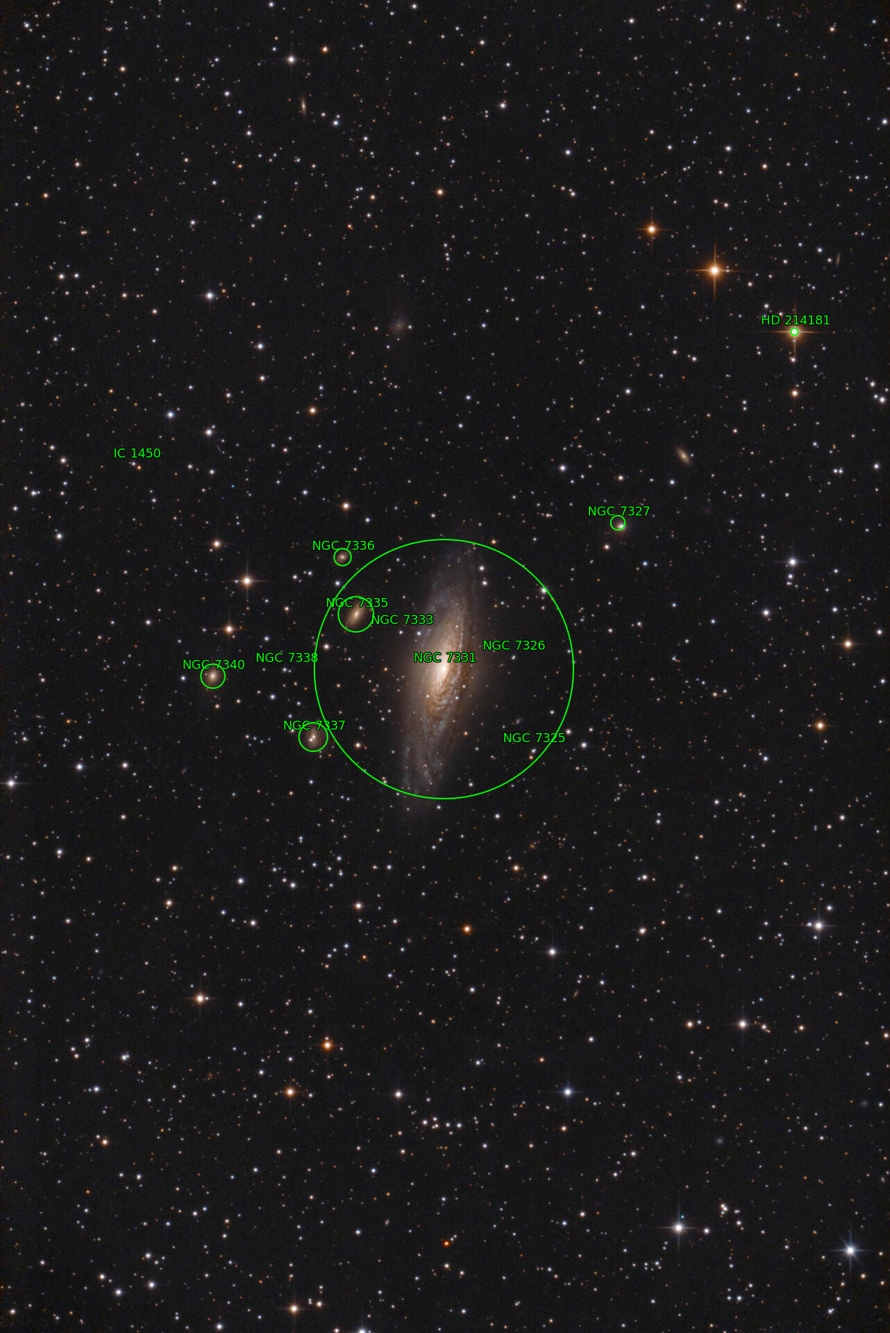Sternkarten-Overlay (Astrometry.net)