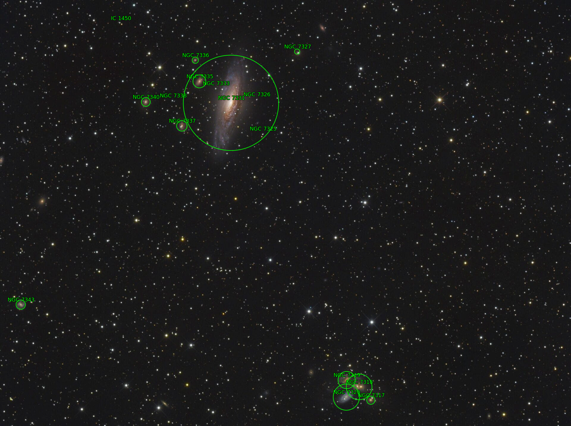 Sternkarten-Overlay (Astrometry.net)