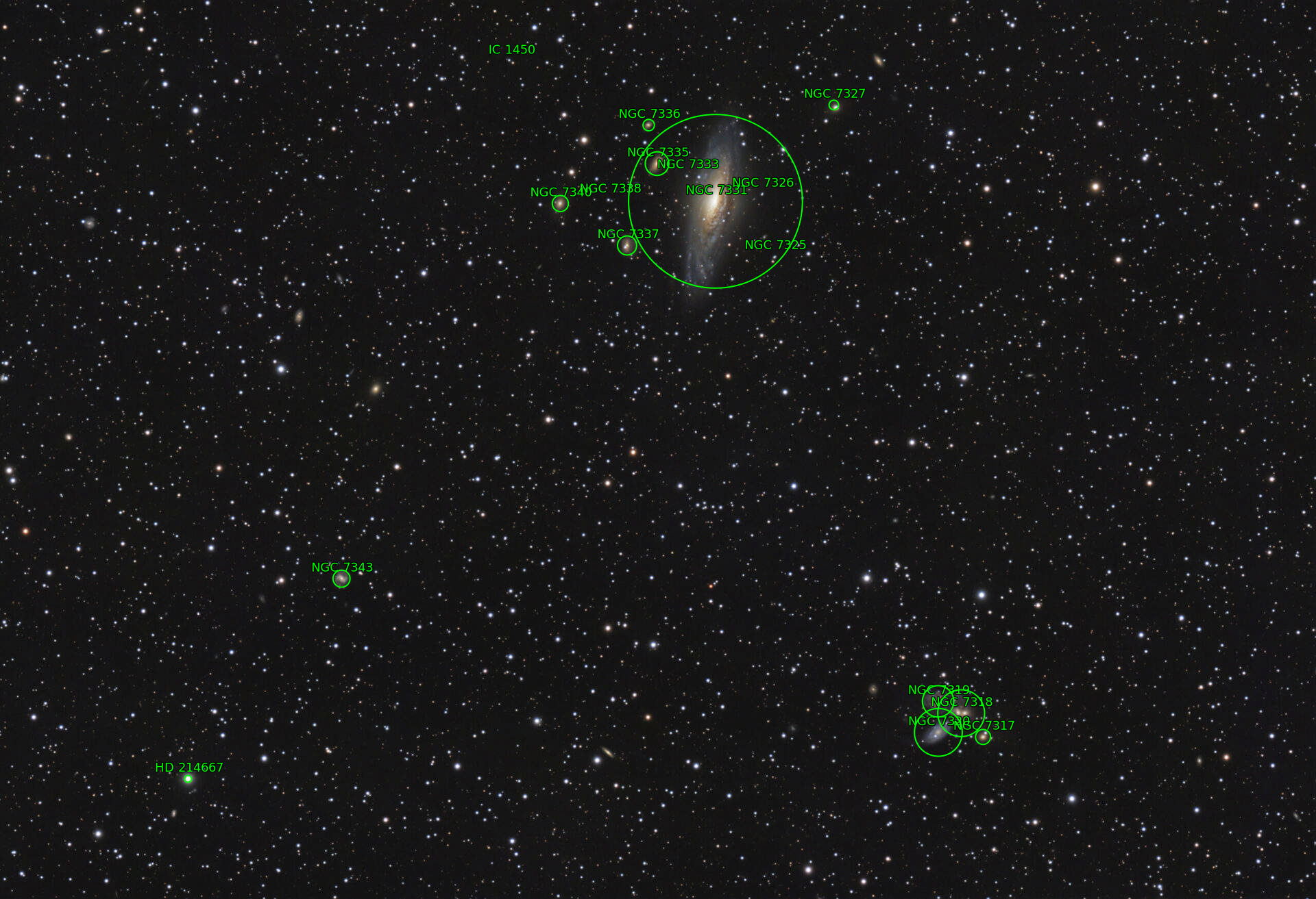 Sternkarten-Overlay (Astrometry.net)