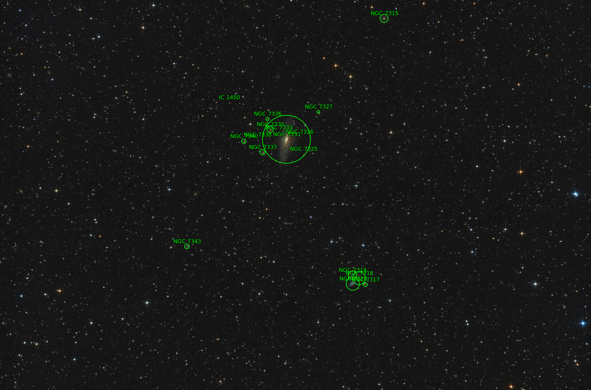 Sternkarten-Overlay (Astrometry.net)