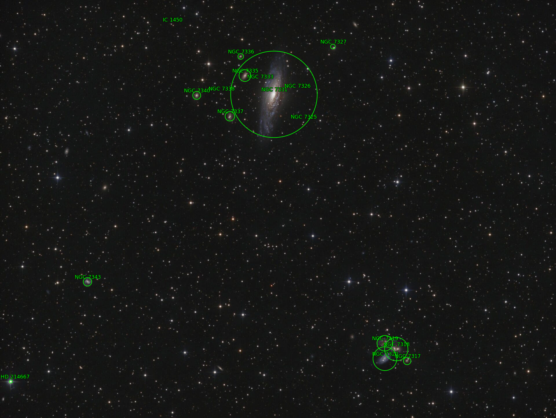 Sternkarten-Overlay (Astrometry.net)