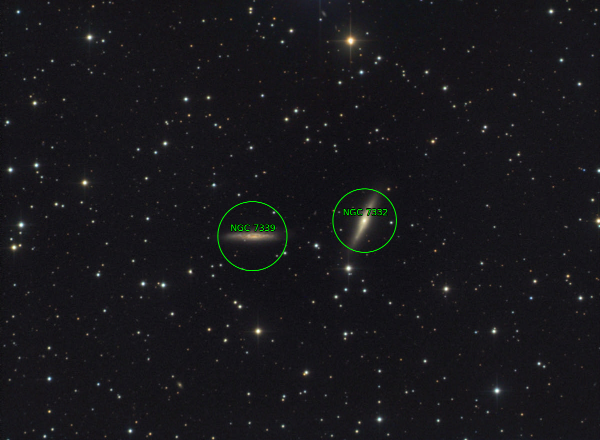 Sternkarten-Overlay (Astrometry.net)