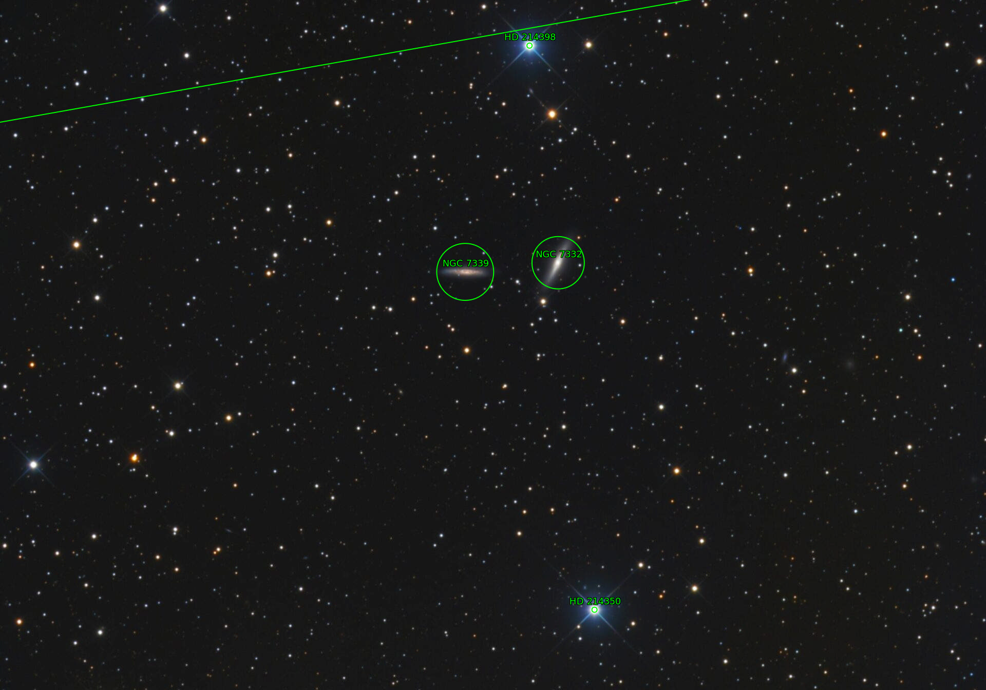 Sternkarten-Overlay (Astrometry.net)