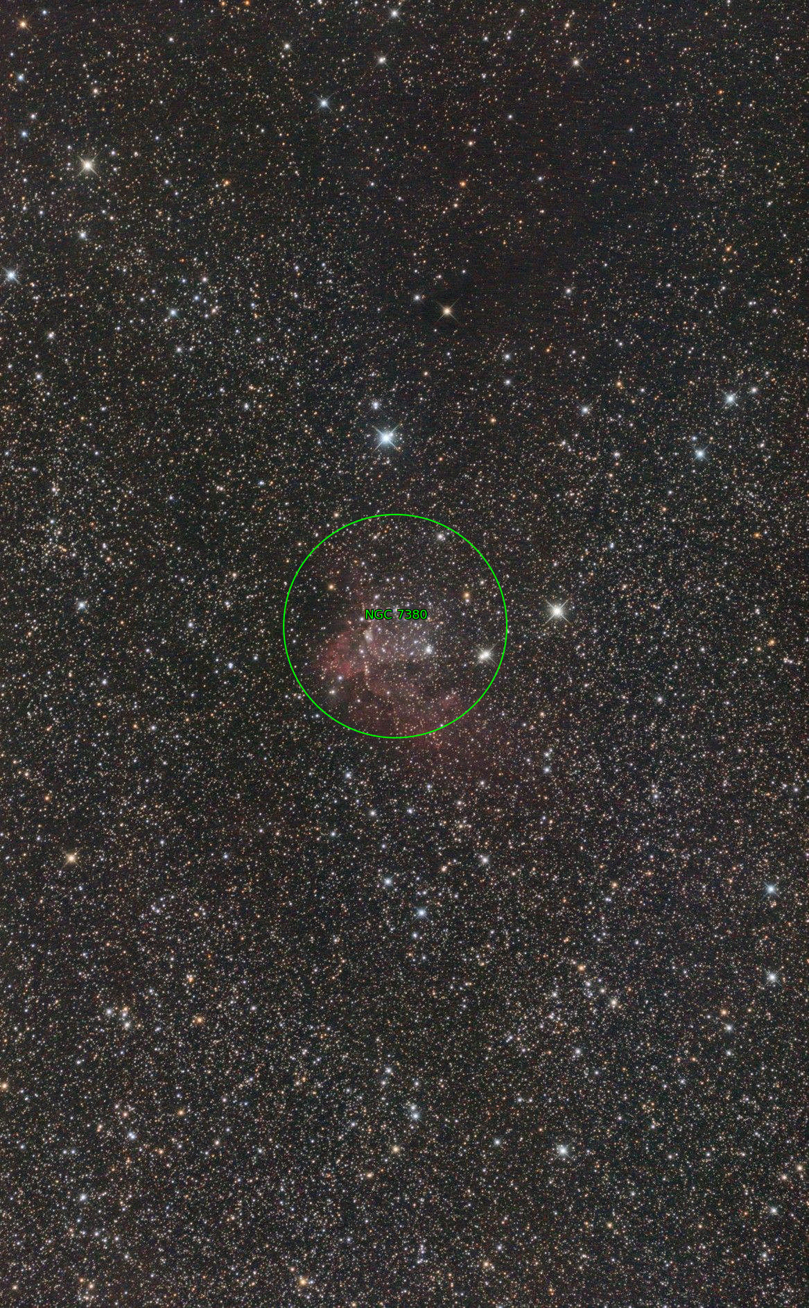 Sternkarten-Overlay (Astrometry.net)