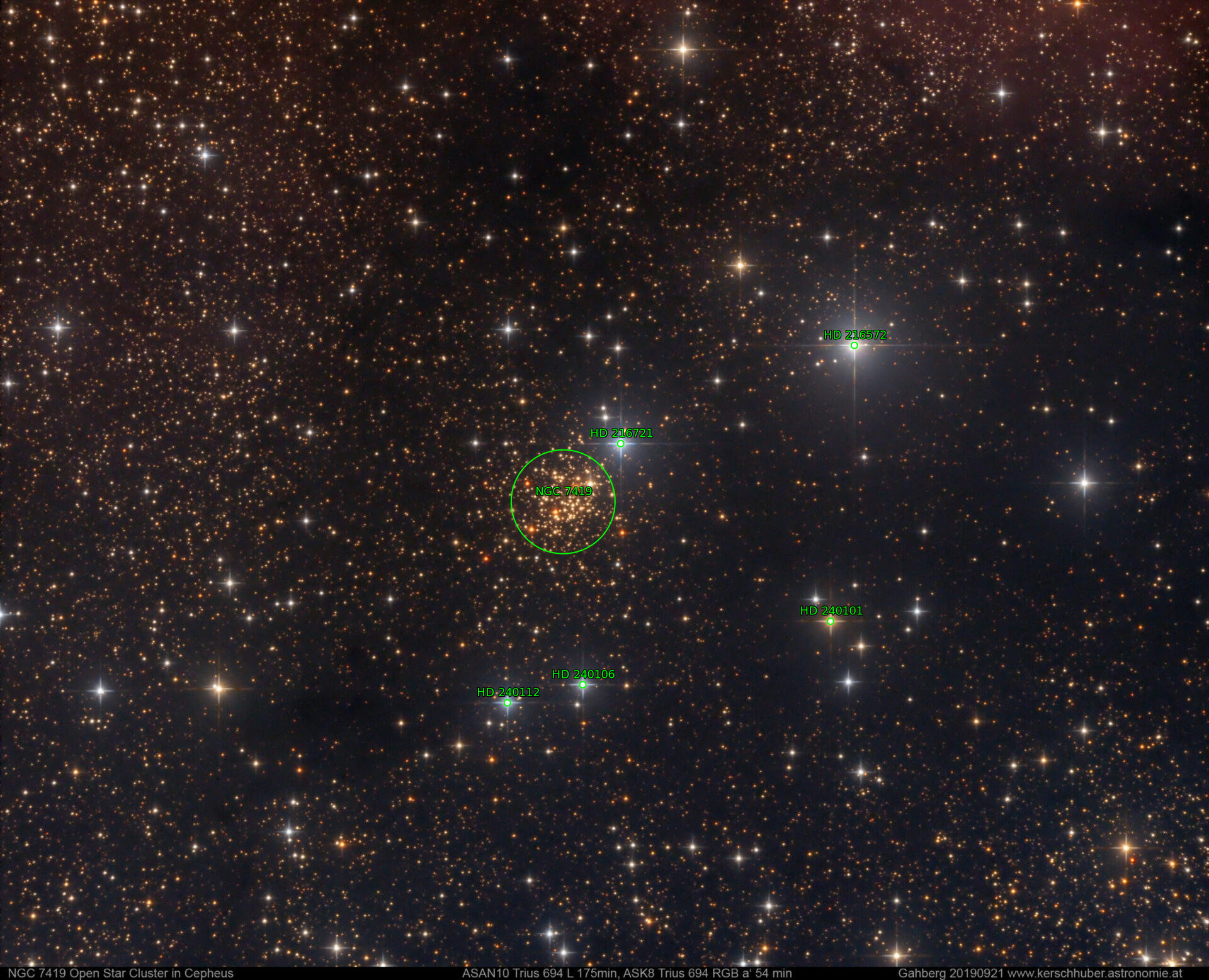 Sternkarten-Overlay (Astrometry.net)