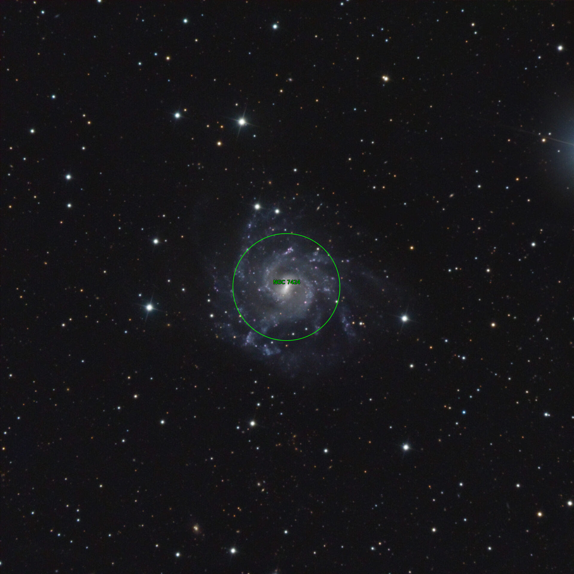 Sternkarten-Overlay (Astrometry.net)