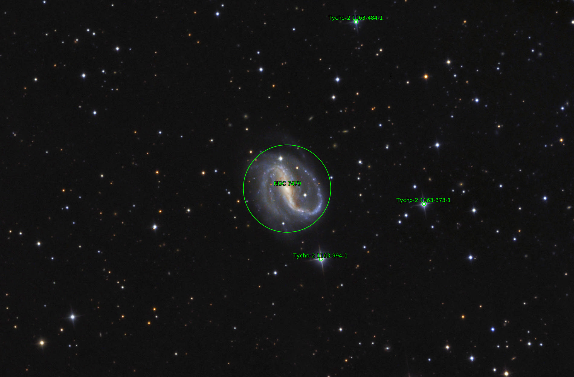 Sternkarten-Overlay (Astrometry.net)