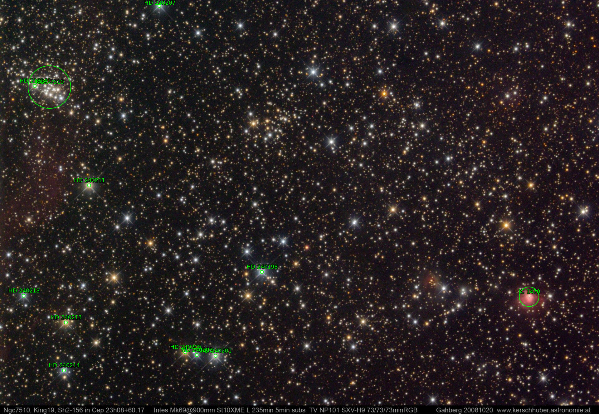 Sternkarten-Overlay (Astrometry.net)