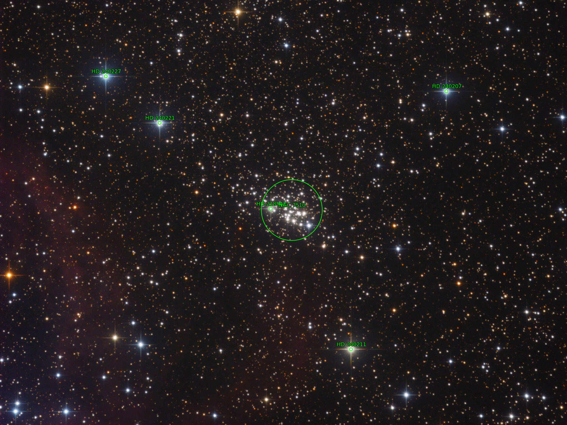Sternkarten-Overlay (Astrometry.net)