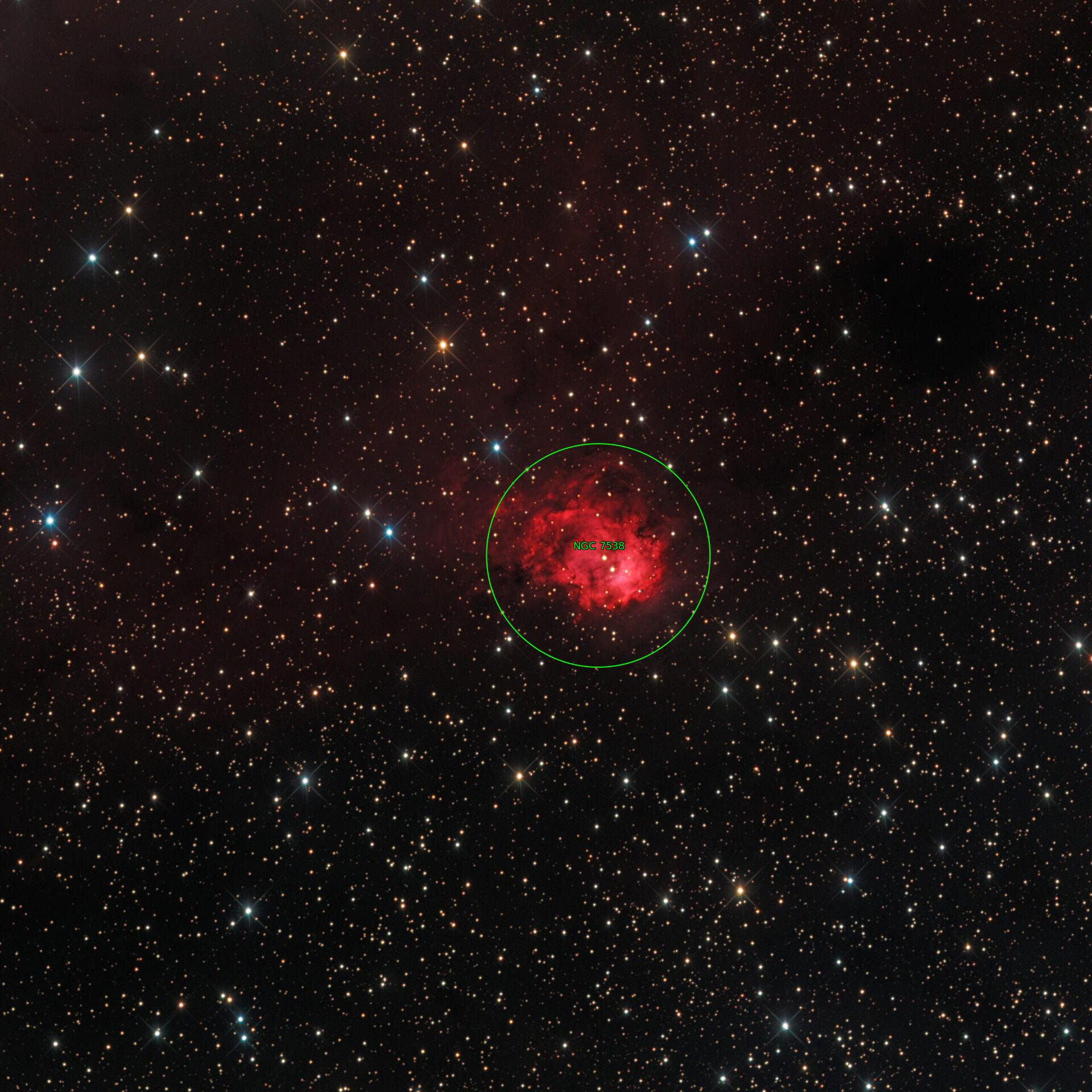 Sternkarten-Overlay (Astrometry.net)