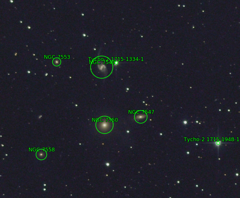 Sternkarten-Overlay (Astrometry.net)
