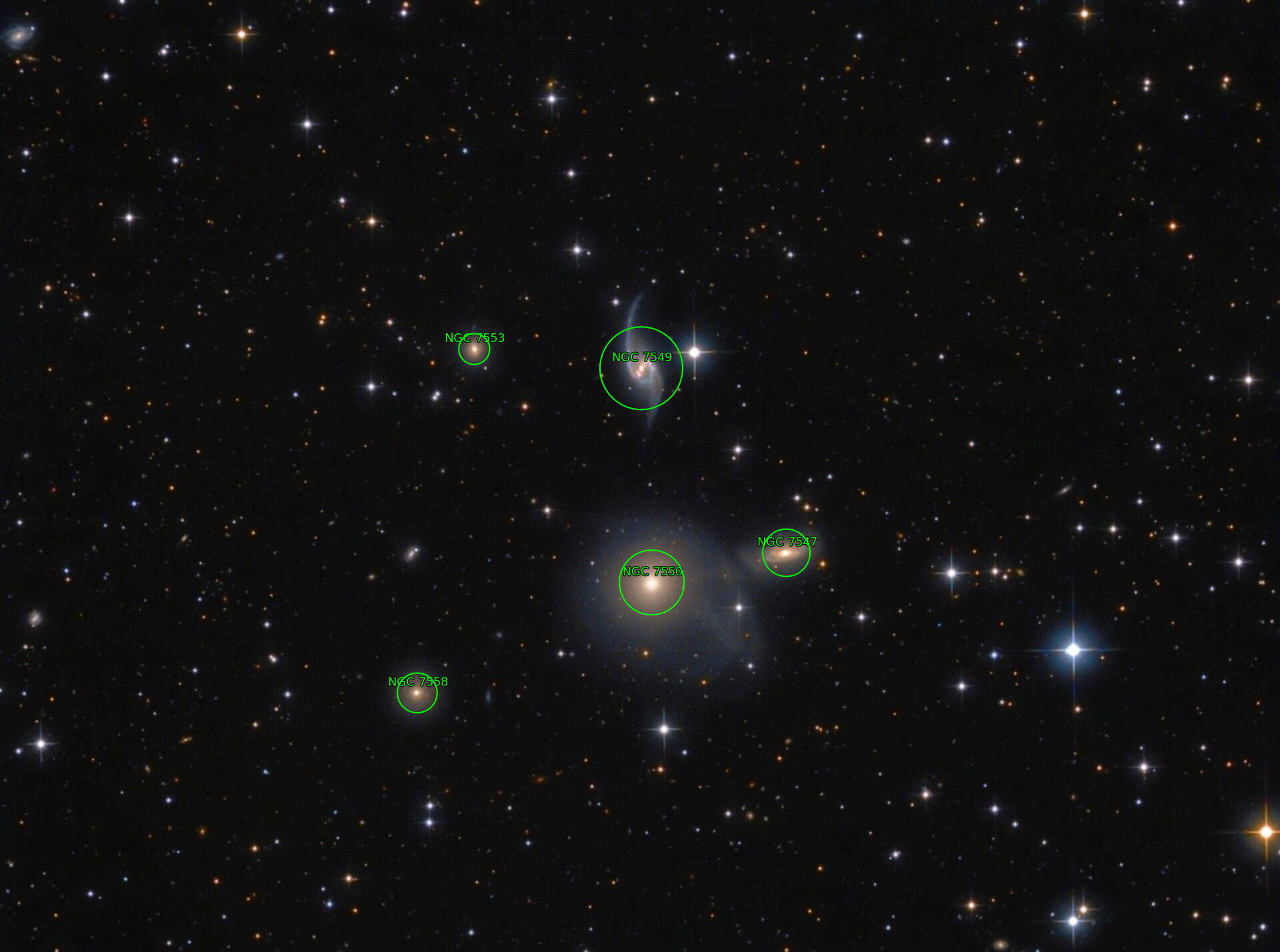 Sternkarten-Overlay (Astrometry.net)