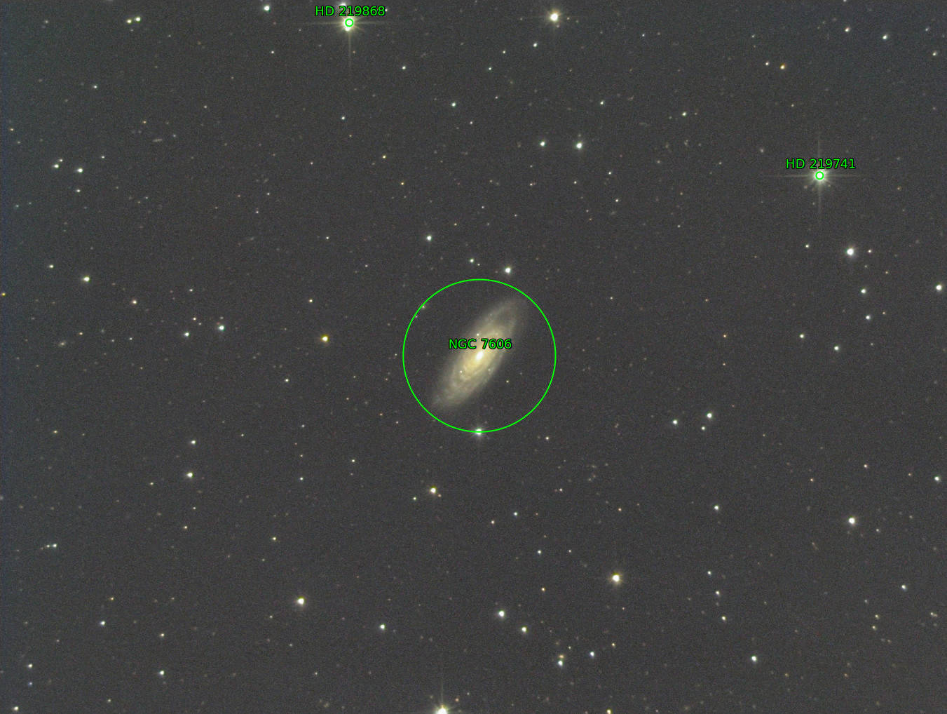 Sternkarten-Overlay (Astrometry.net)