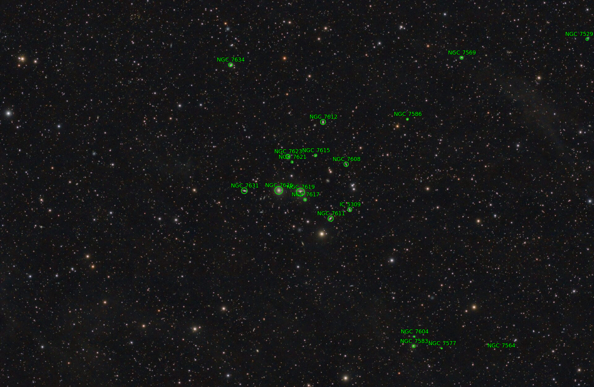 Sternkarten-Overlay (Astrometry.net)