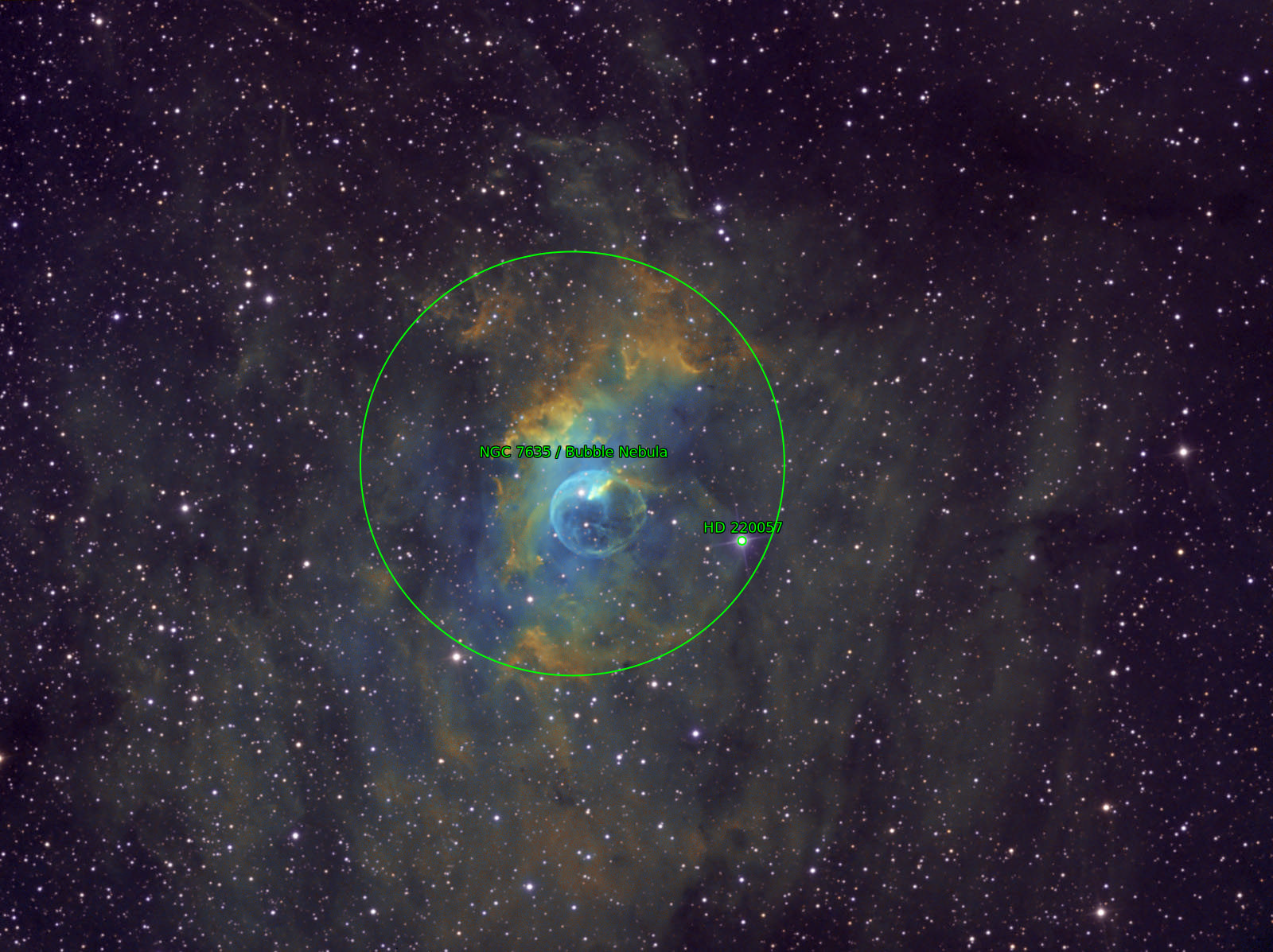 Sternkarten-Overlay (Astrometry.net)