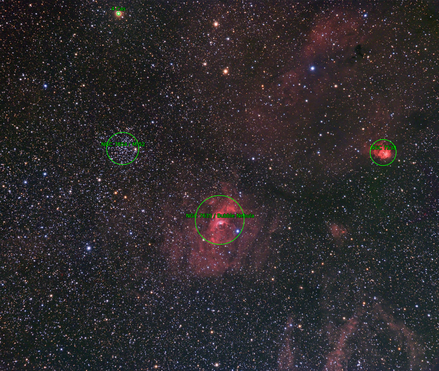 Sternkarten-Overlay (Astrometry.net)