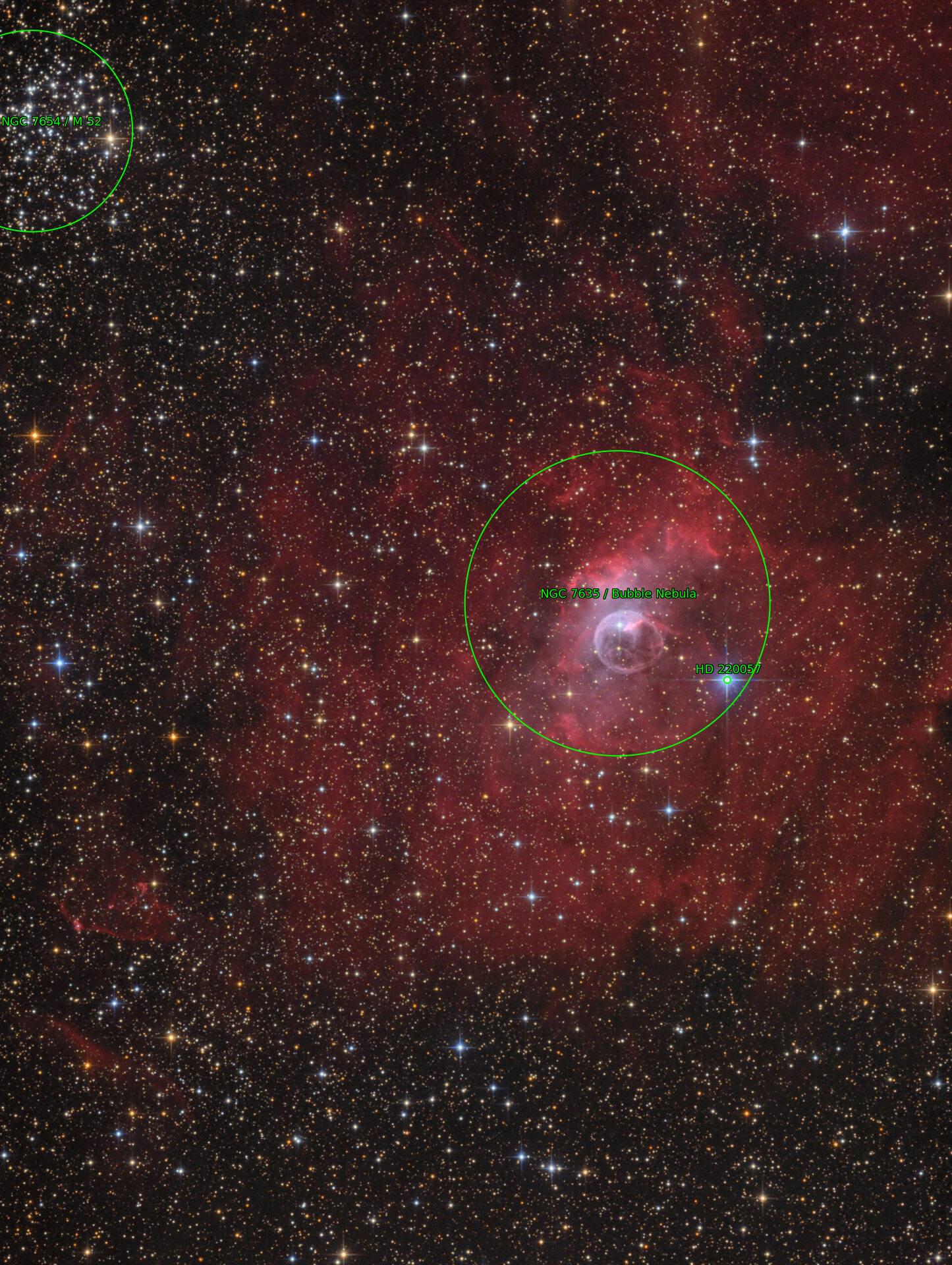 Sternkarten-Overlay (Astrometry.net)