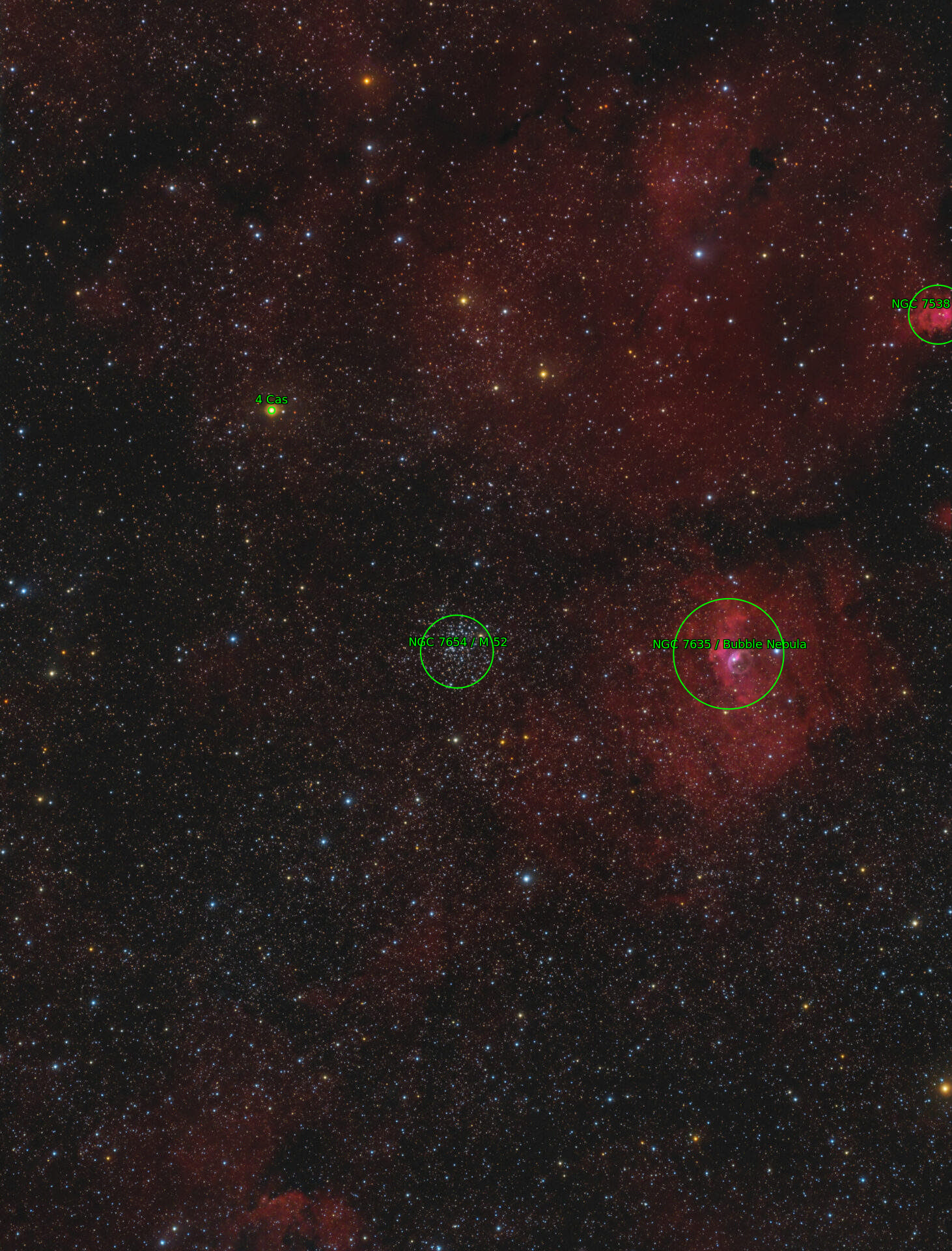 Sternkarten-Overlay (Astrometry.net)