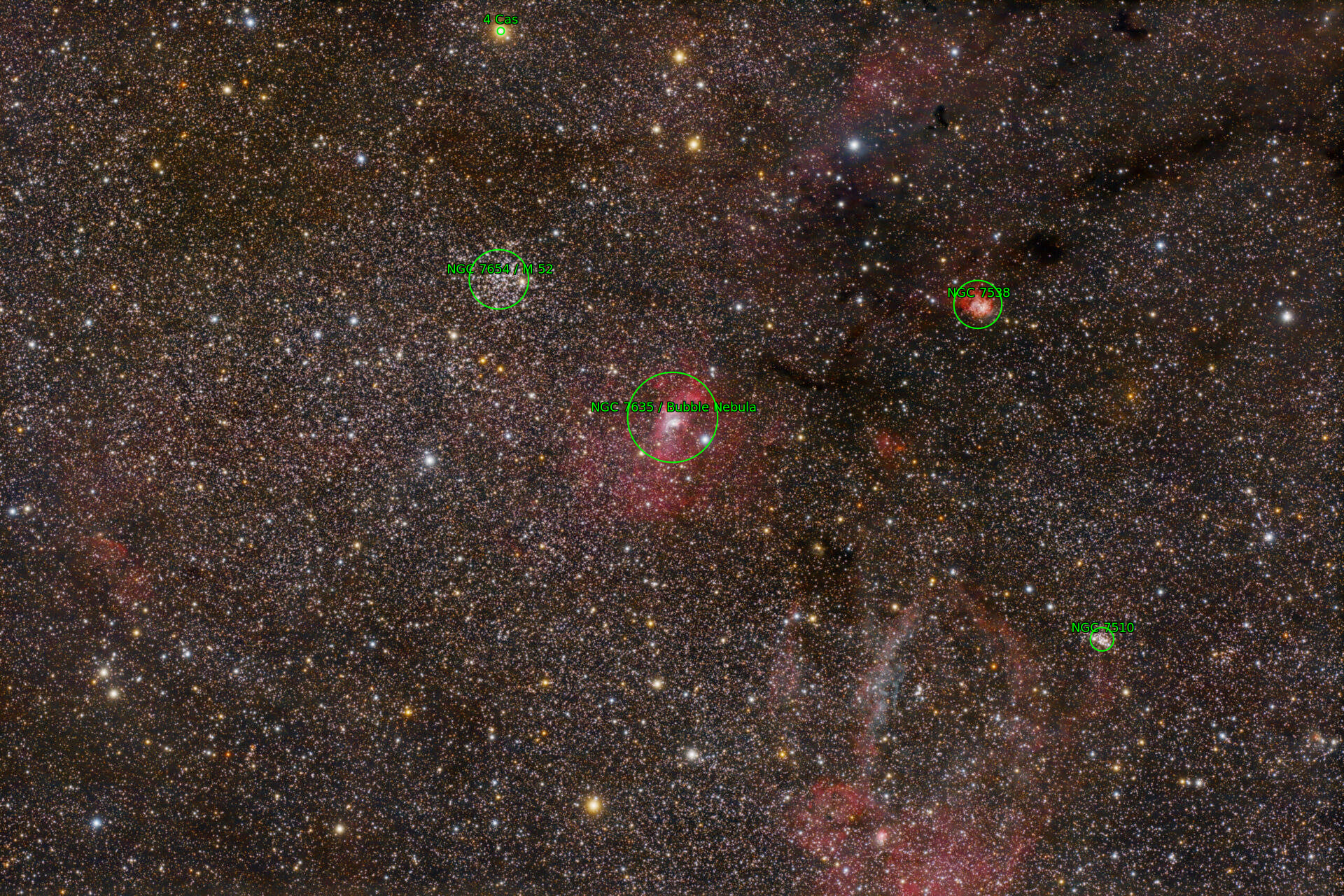 Sternkarten-Overlay (Astrometry.net)