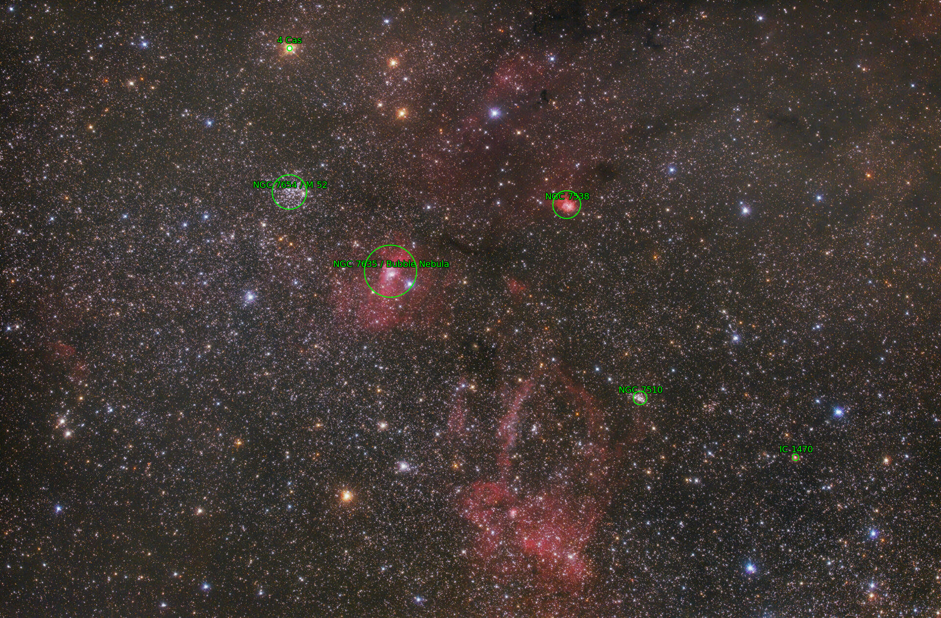 Sternkarten-Overlay (Astrometry.net)