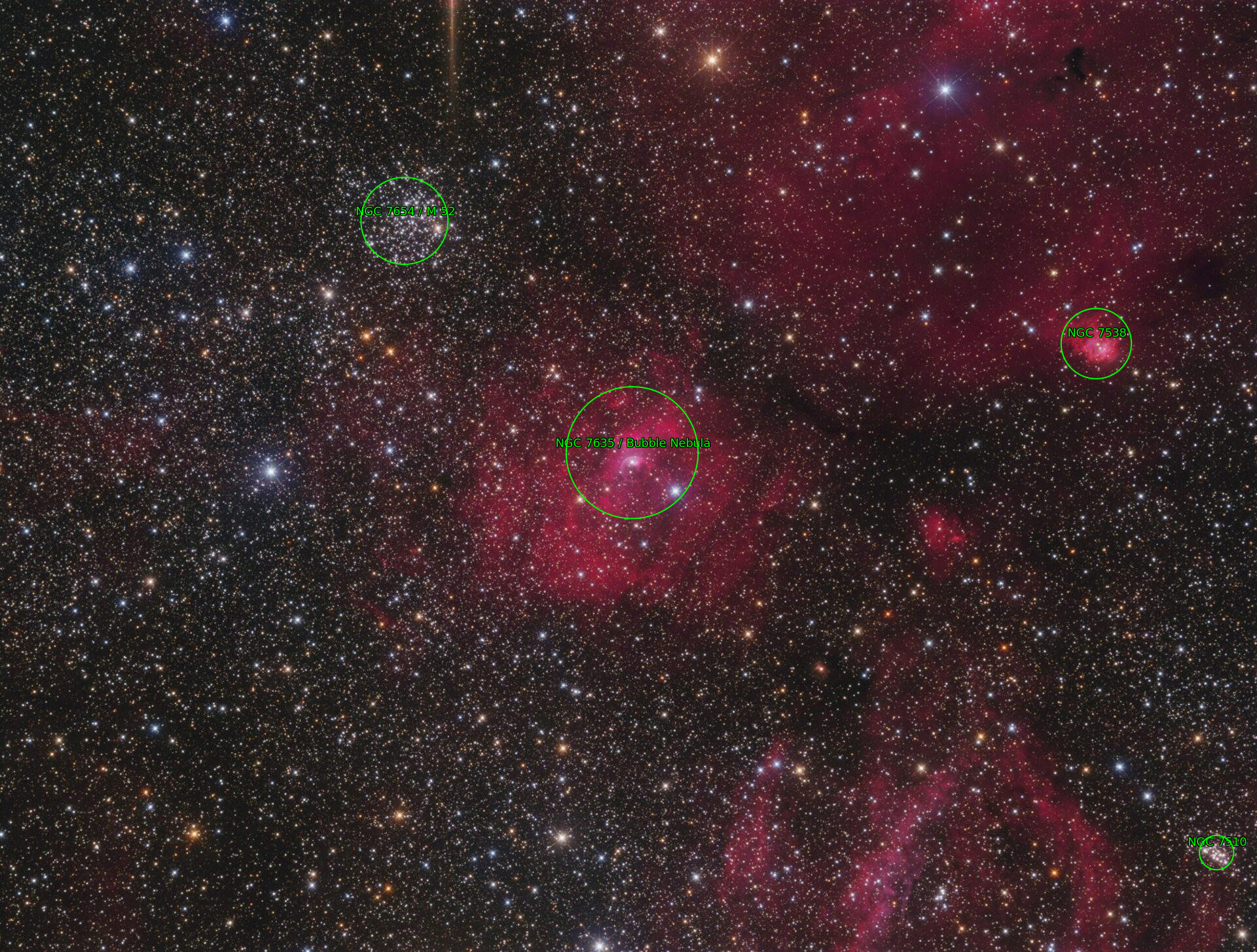 Sternkarten-Overlay (Astrometry.net)