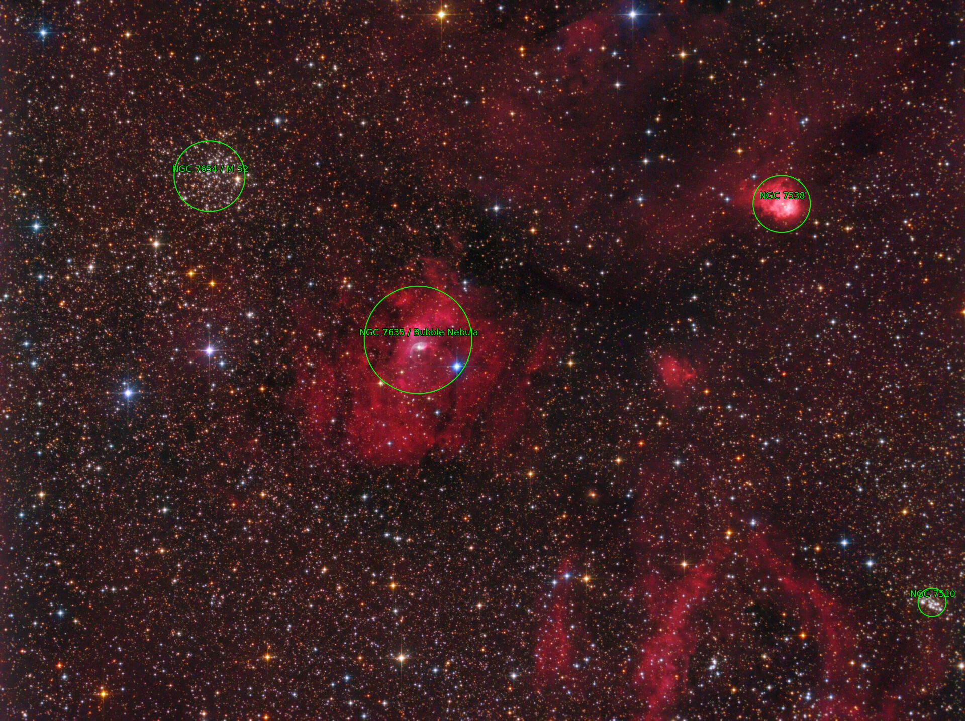 Sternkarten-Overlay (Astrometry.net)