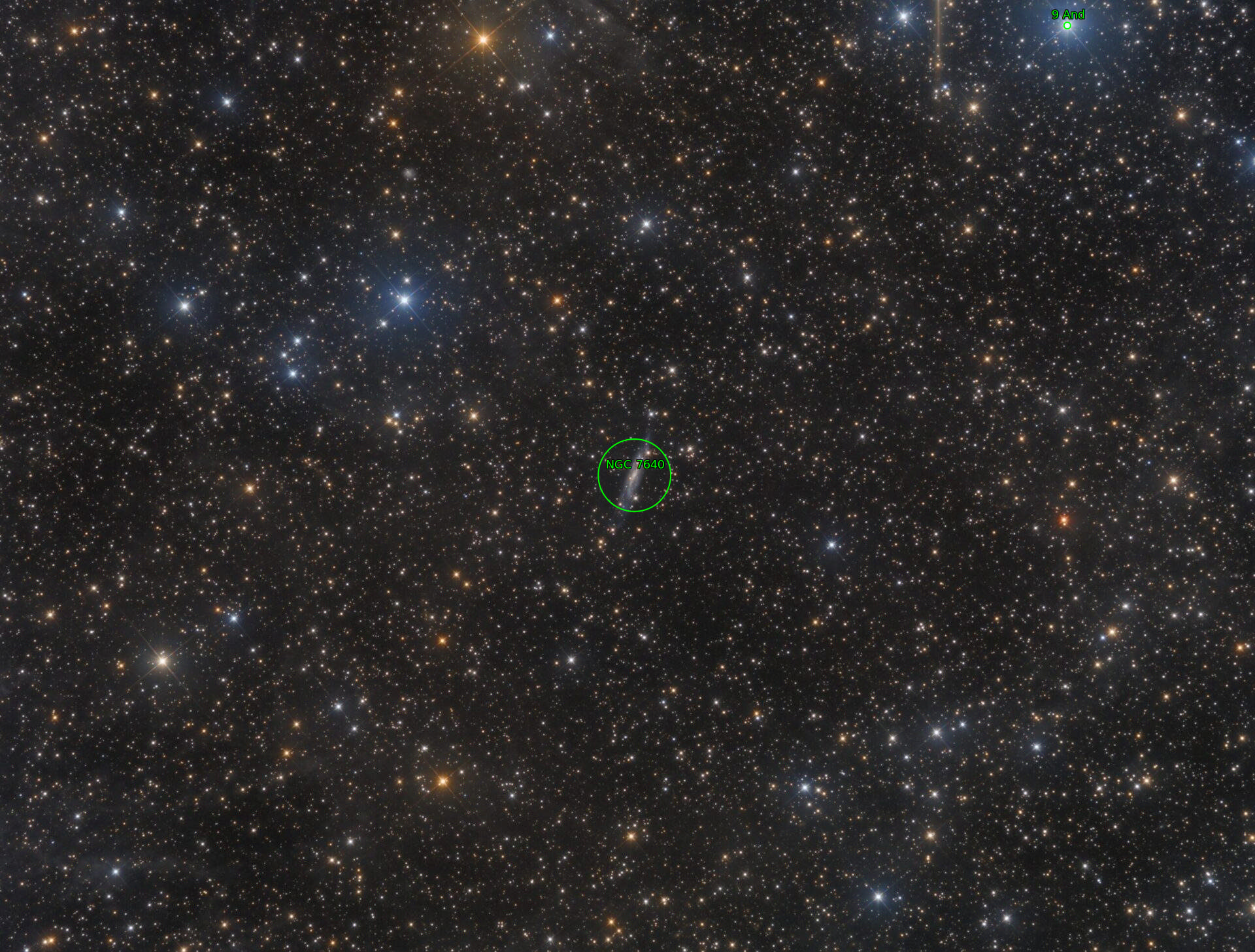 Sternkarten-Overlay (Astrometry.net)