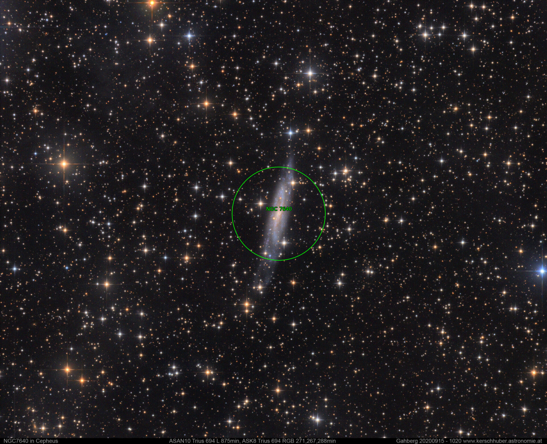 Sternkarten-Overlay (Astrometry.net)