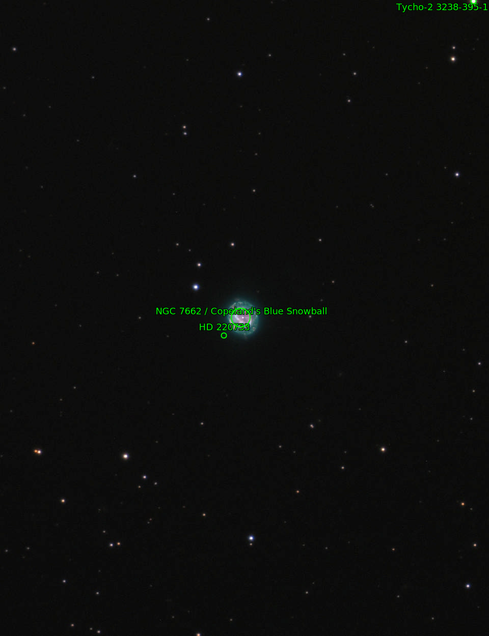 Sternkarten-Overlay (Astrometry.net)