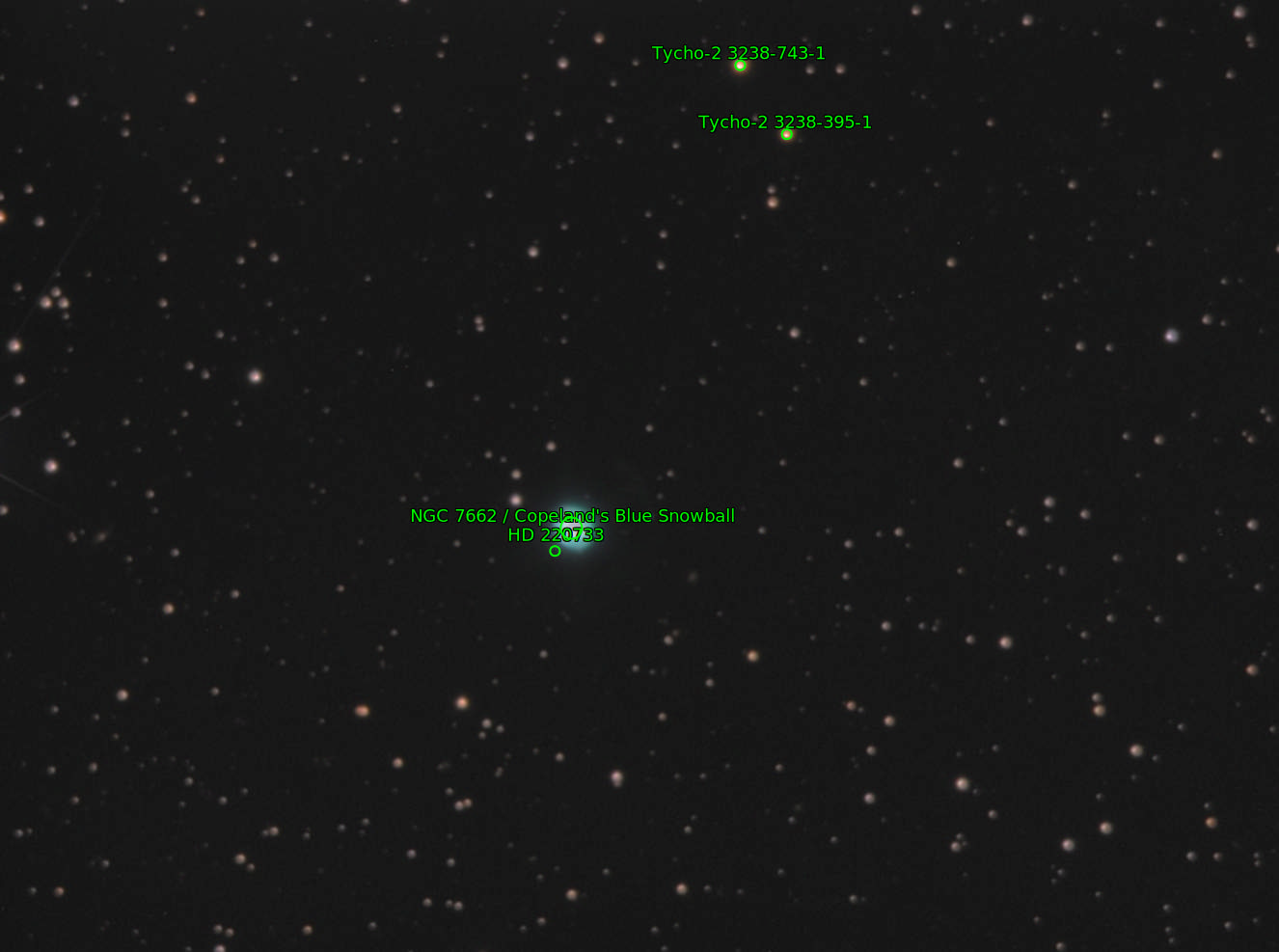 Sternkarten-Overlay (Astrometry.net)