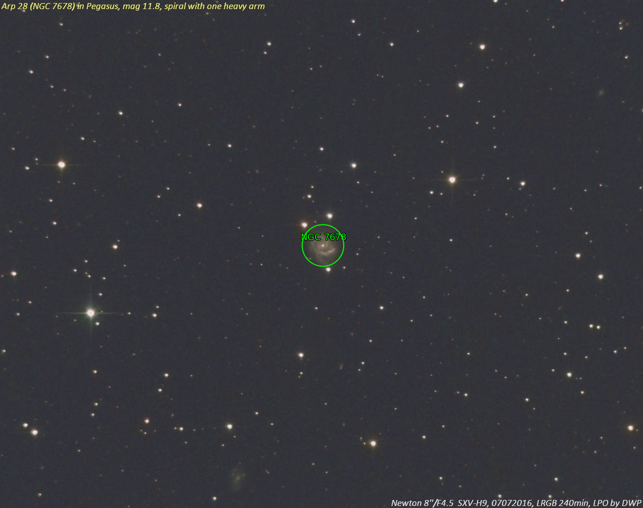 Sternkarten-Overlay (Astrometry.net)