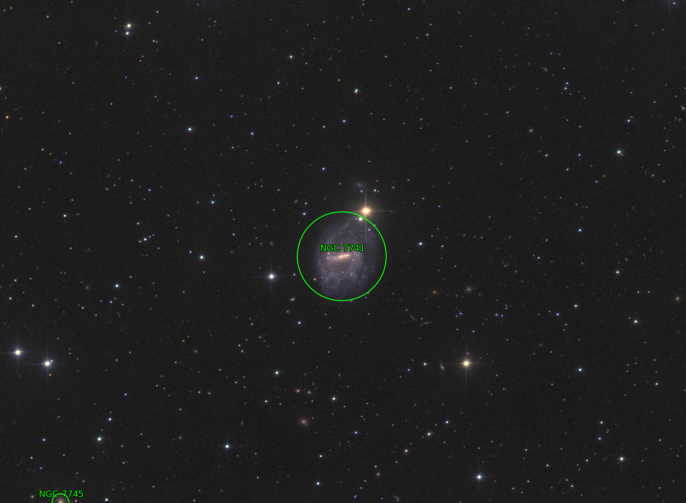 Sternkarten-Overlay (Astrometry.net)