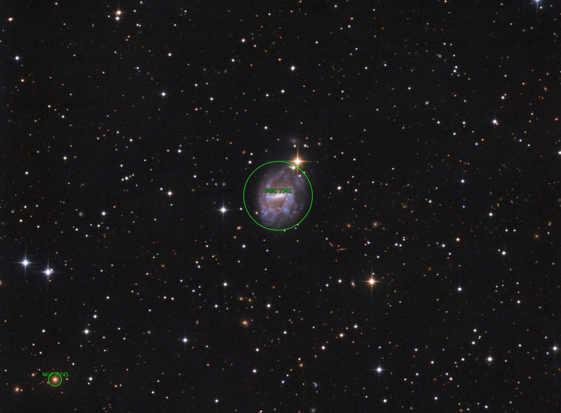 Sternkarten-Overlay (Astrometry.net)