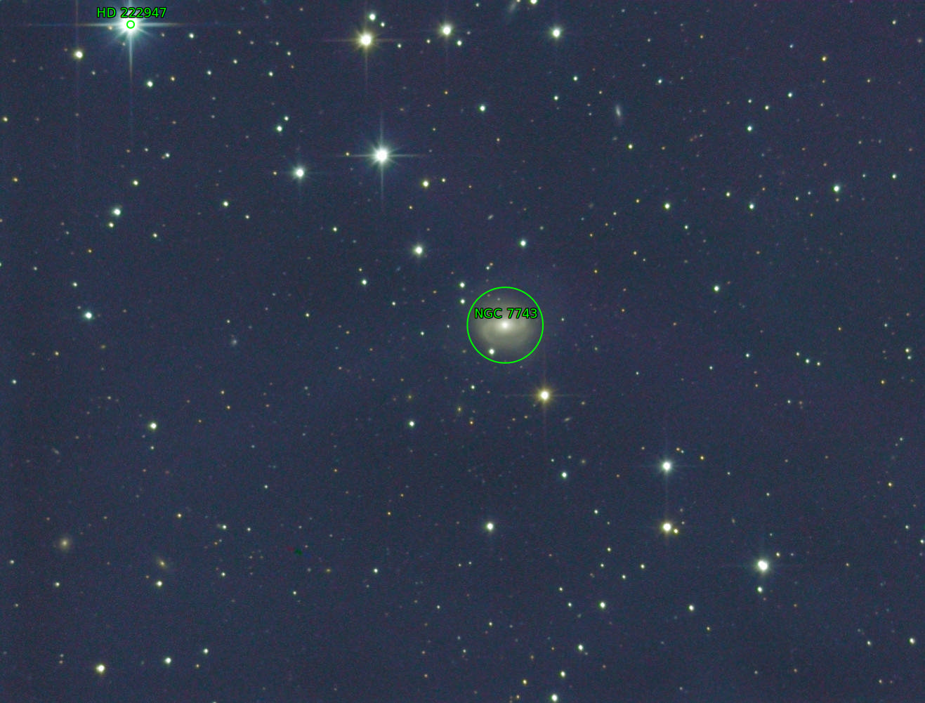 Sternkarten-Overlay (Astrometry.net)