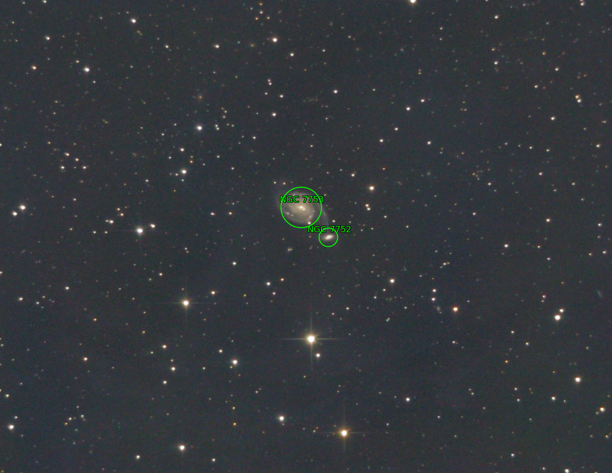 Sternkarten-Overlay (Astrometry.net)